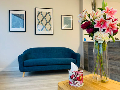 A calm environment at Westbury Smiles Dental Practice Bristol puts nervous patients at ease.